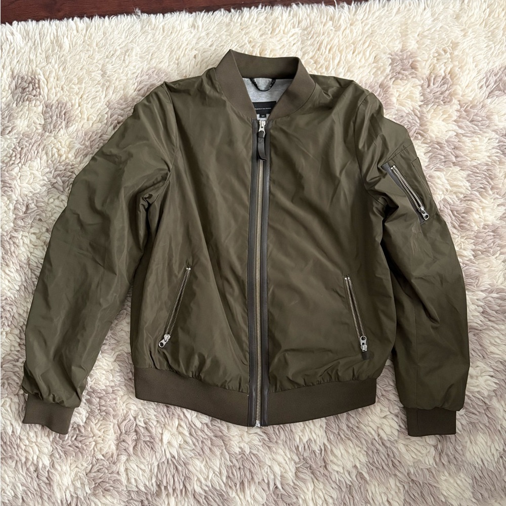 Mackage x Aritzia Khaki Bomber Jacket